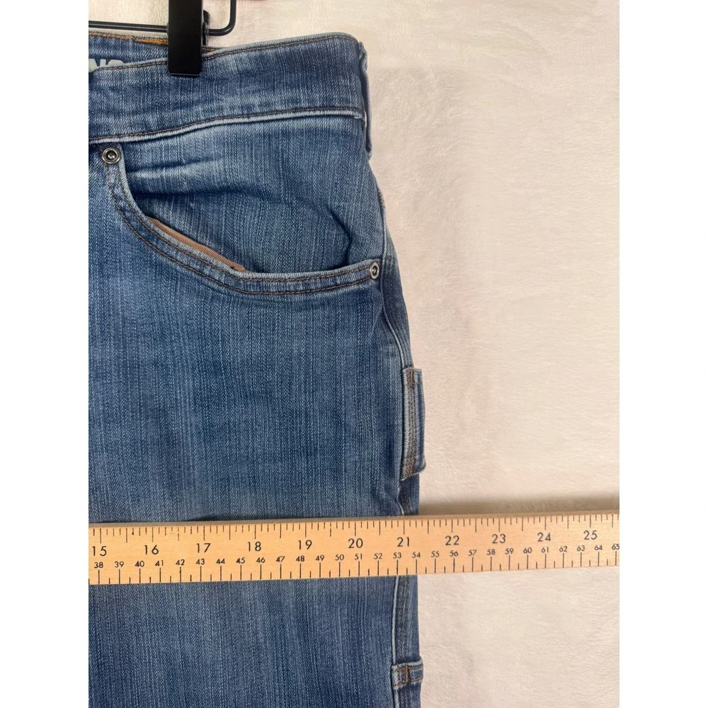 Duluth Trading Co Ballroom Double Flex Carpenter Jeans Mens‎ 38x30 Blue Denim